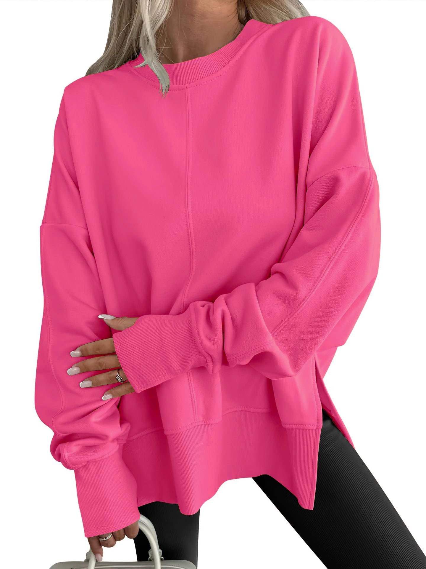 Comfy Oversized Long Sleeve Sweatshirt
