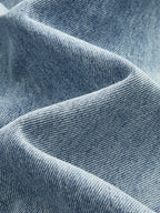 Asymmetric Waist Wide-Leg Jeans