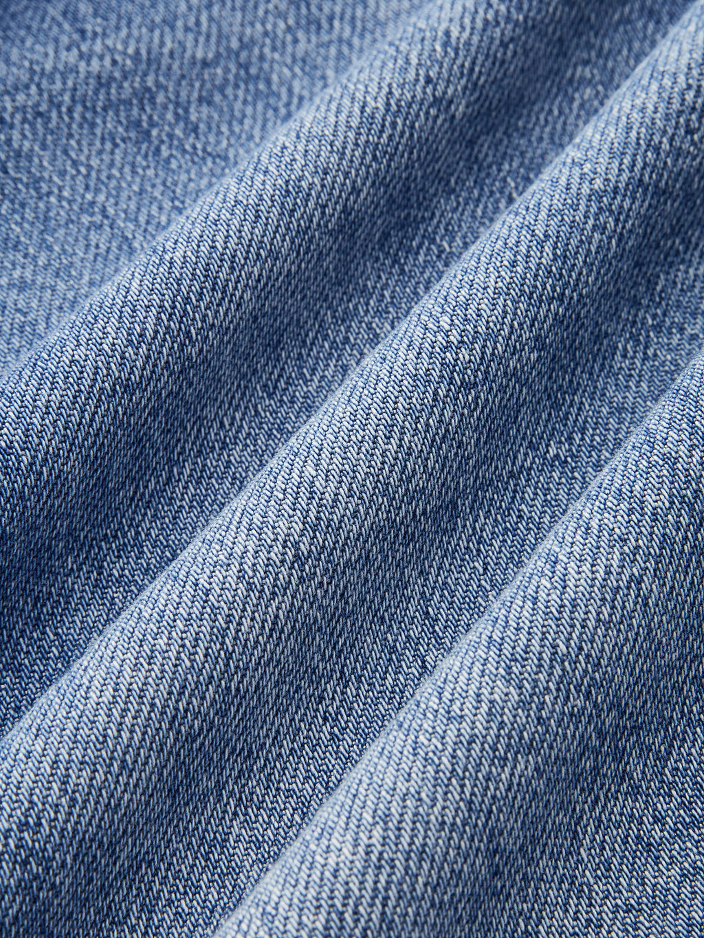 Denim Curved-Leg Jeans