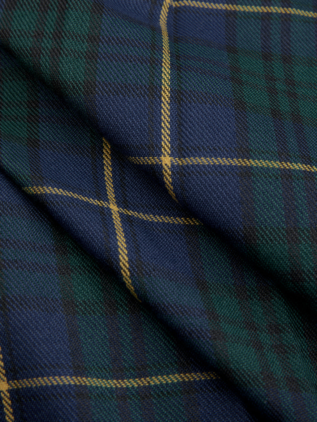 Pleated Plaid Buckle Maxi Skirt