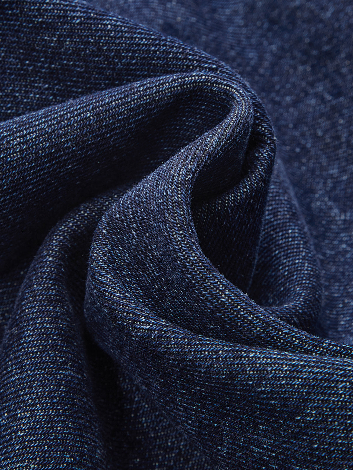 Asymmetric Placket Curved-Leg Jeans