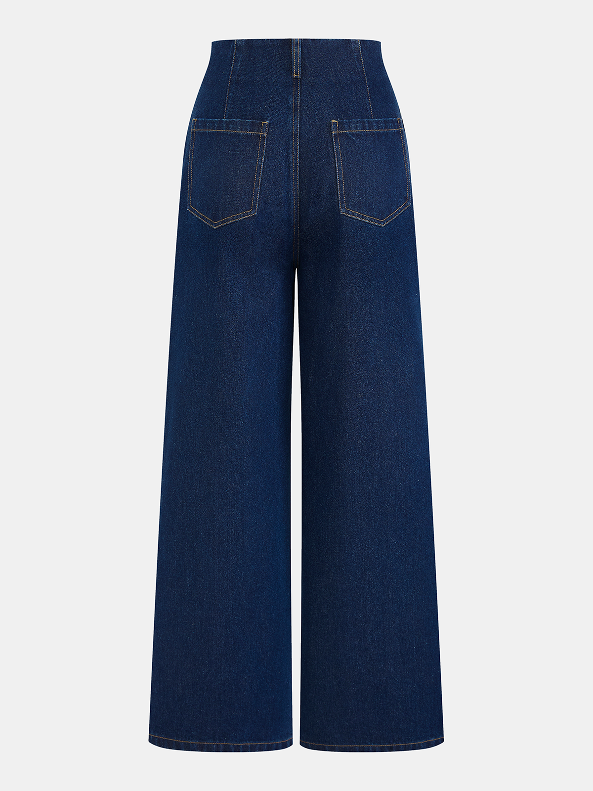 Denim Wide-Leg Jeans